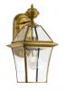 RYE 20 SOLID BRASS EXTERIOR WALL LIGHT IP43. BRASS OR BLACK